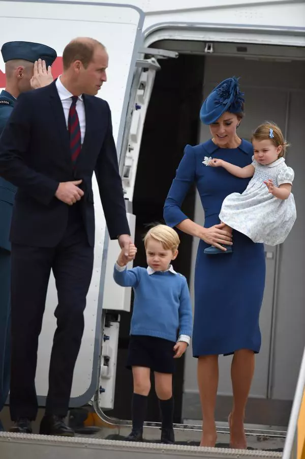 Printul William, Kate Middleton, Printul George si Printesa Charlotte
