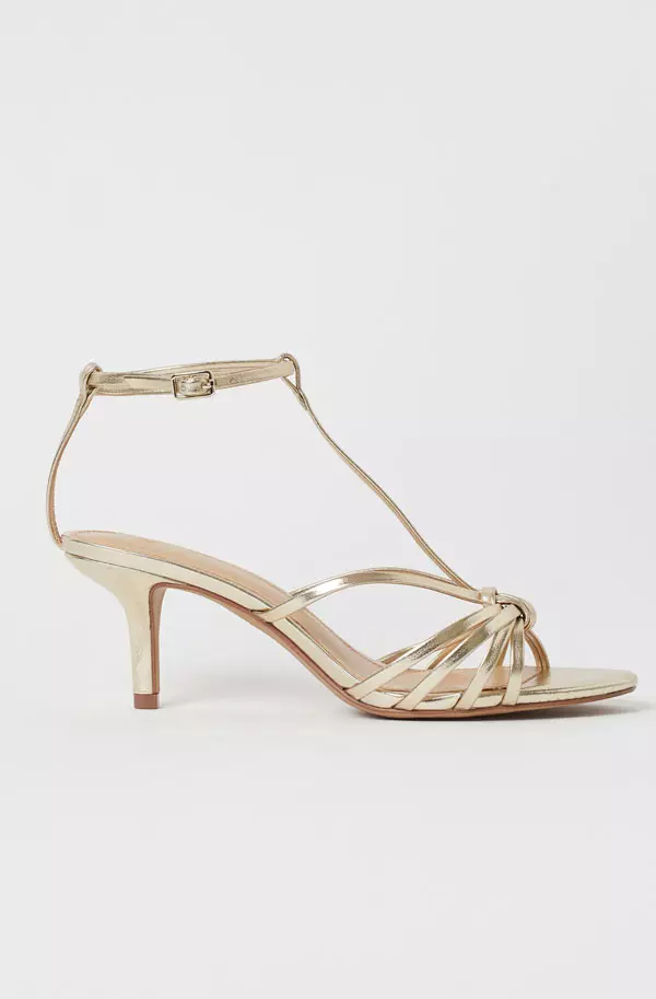 Sandale din imițatie de piele, H&M, 129,99 lei