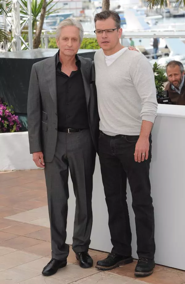 Michael Douglas si Matt Damon