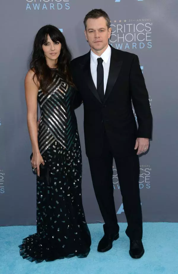 Matt Damon si Luciana Barroso