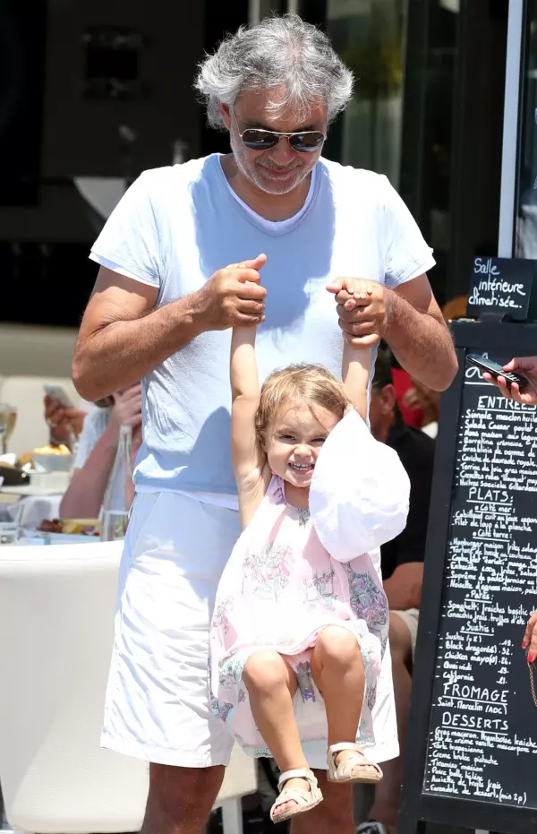 Andrea Bocelli si fiica sa, Virginia