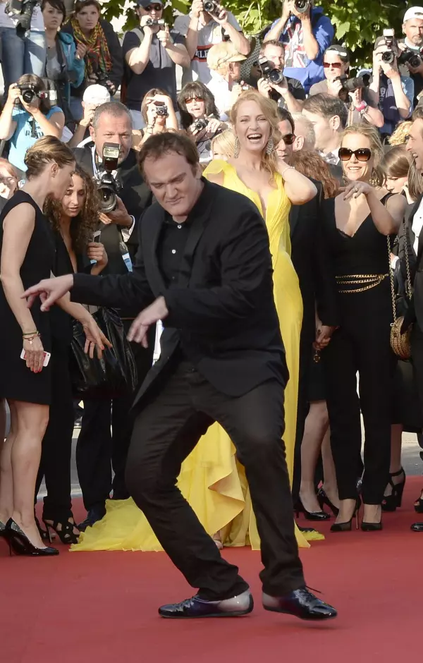 Quentin Tarantino si Uma Thurman, la premiera filmului "Clouds of Sils Maria"