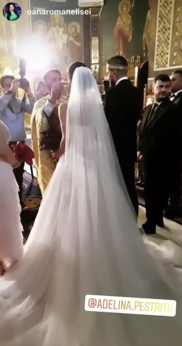 Imagini de la nunta Adelinei Pestrițu