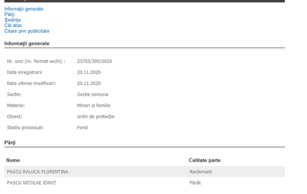 Raluca Pascu ordin de protecție Pepe