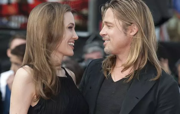 Angelina Jolie si Brad Pitt la premiera World War Z