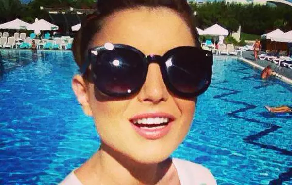 Elena Gheorghe in vacanta