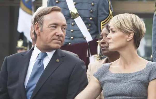 Robin Wright lături de Kevin Spacey în „House of Cards
