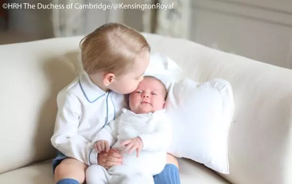 Prințul George și Prințesa Charlotte - dragoste de frați