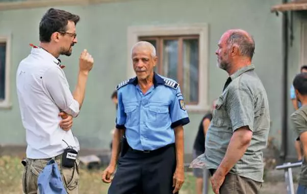 Bogdan Mirică, Hogaș (Gheorghe Visu) și Samir (Vlad Ivanov)