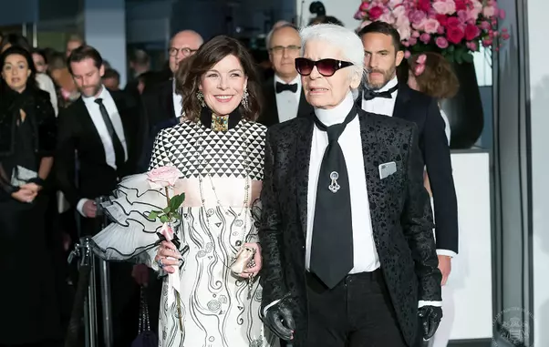 Prințesa Caroline de Hanovre și Karl Lagerfeld