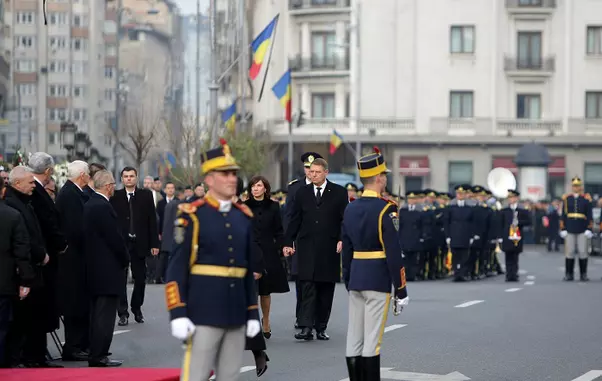 Klaus Iohannis, președintele României, la funeraliile Regelui Mihai