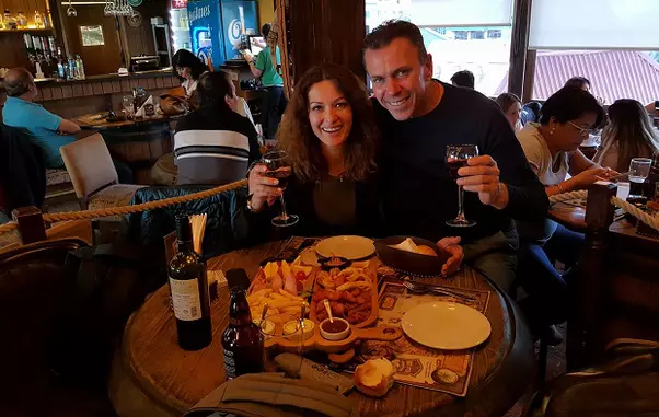 Anca Ţurcaşiu şi soţul ei