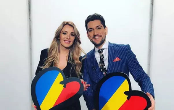 Cezar Ouatu si Diana Dumitrescu prezinta Eurovision 2018