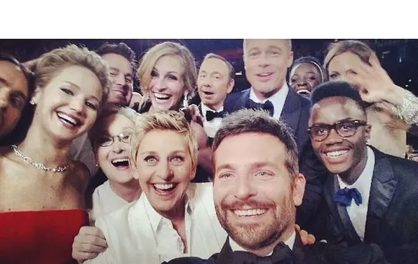 Cel mai faimos selfie de pe Twitter - Oscar 2014.
