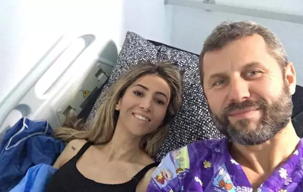 Silvia Popescu, după operaţia de mărire a bustului