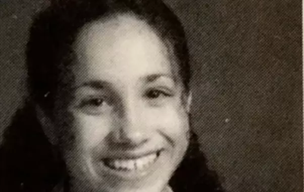 Meghan Markle, în anii '90, când era elevă.