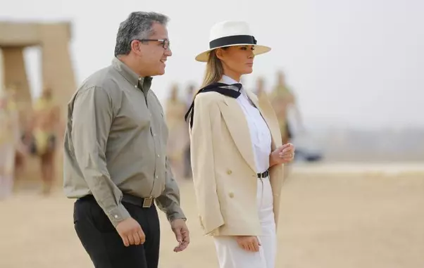 Melania Trump în Egipt