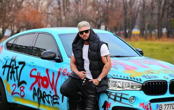 Dorian Popa s-a vopsit blond