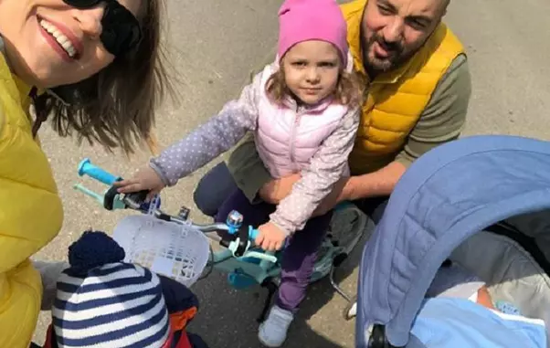 Mirela Vaida și familia