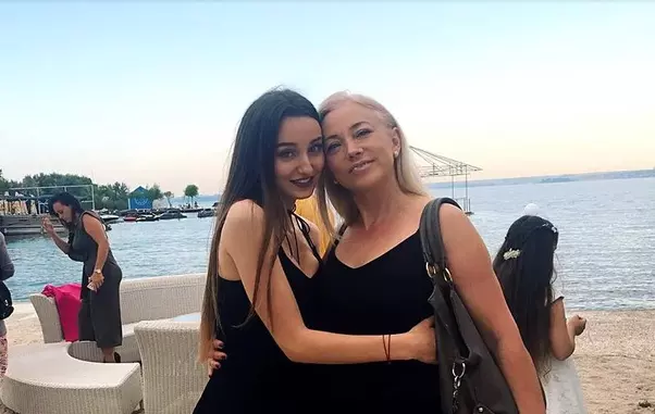 Lucia Bubulac şi fiica ei, Daria