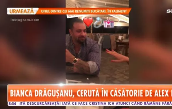 Alex Bodi a cerut-o în căsătorie pe Bianca Drăgușanu