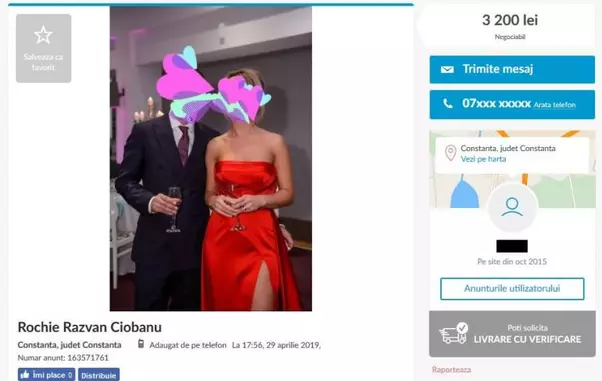 Rochii create de Răzvan Ciobanu