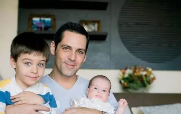 Ștefan Bănică alături de Violeta și Radu