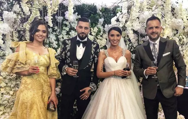 Cristina Siscanu si Madalin Ionescu alaturi de Adelina si Virgil