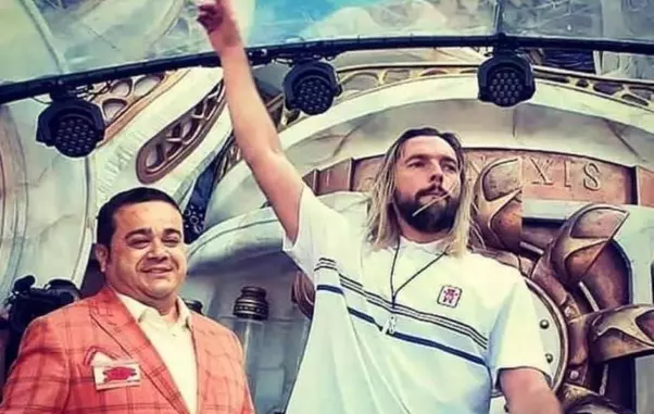 Adrian Minune, alături de DJ-ul suedez Salvatore Ganacci