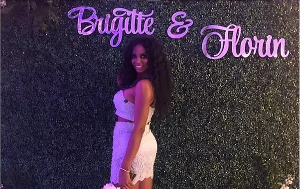 Laurette a prins buchetul de mireasă, la nunta lui Brigitte cu Florin Pastramă.