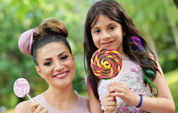 Ioana Ginghină și fiica sa, Ruxi