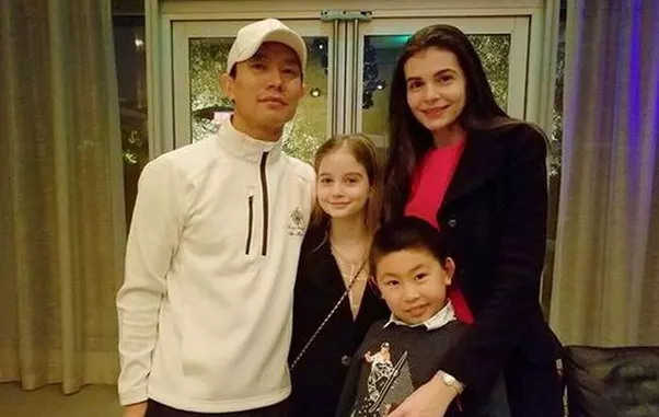 Irina Columbeau, alături de familia mamei ei din America