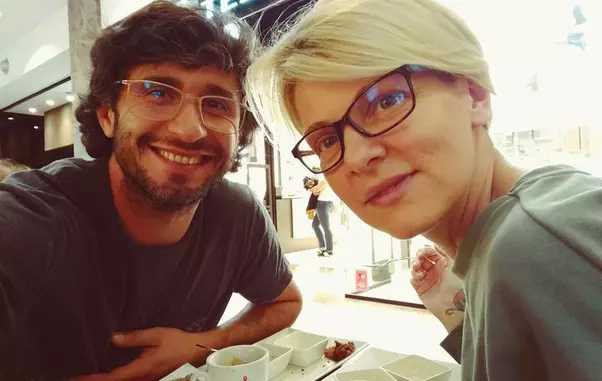 Dragoș Bucur și soția lui