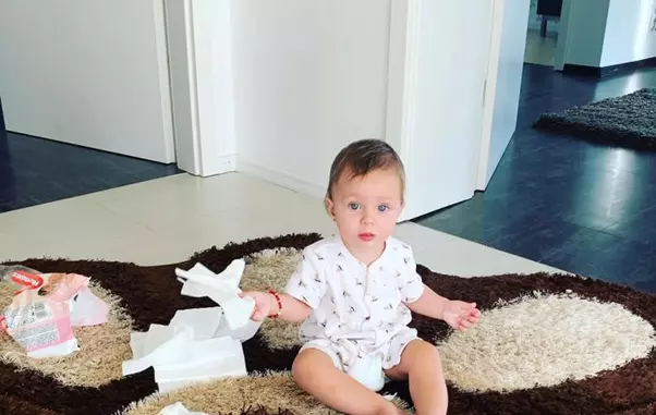 Eva Maria, fetița Elenei Udrea și a lui Adrian Alexandrov 1