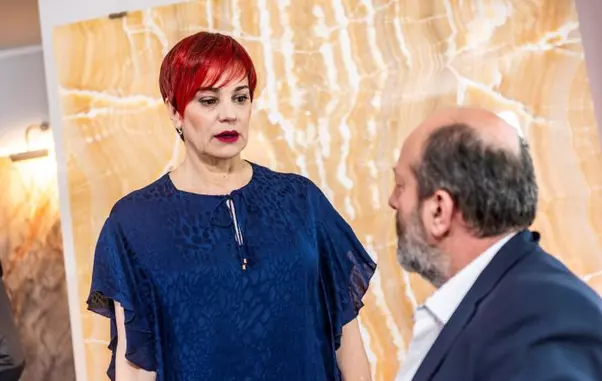 Maia Morgenstern și Claudiu Istodor au fost un cuplu în viața reală, iar acum formează un cuplu pe micul ecran.