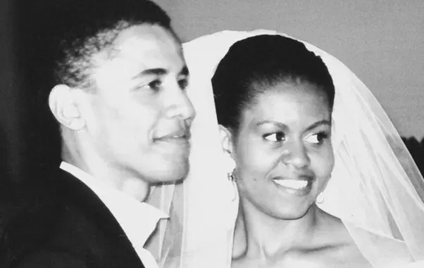 Michelle și Barack Obama, la nunta lor