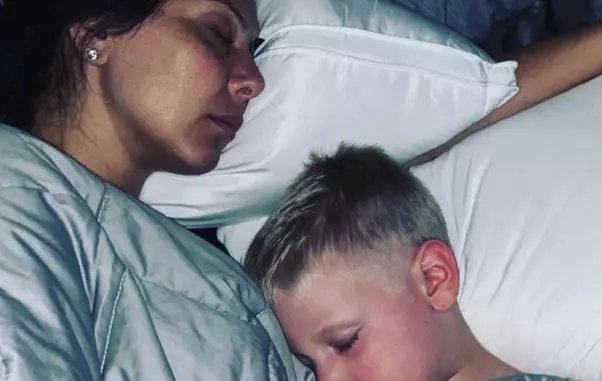 Soţia şi fiul lui Nick Carter