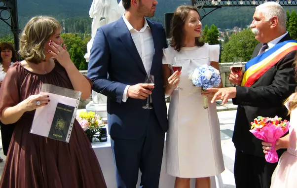 Ana Maria Brânză și soțul ei