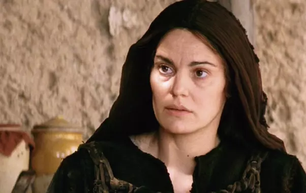 Maia Morgenstern în „Patimile lui Hristos”