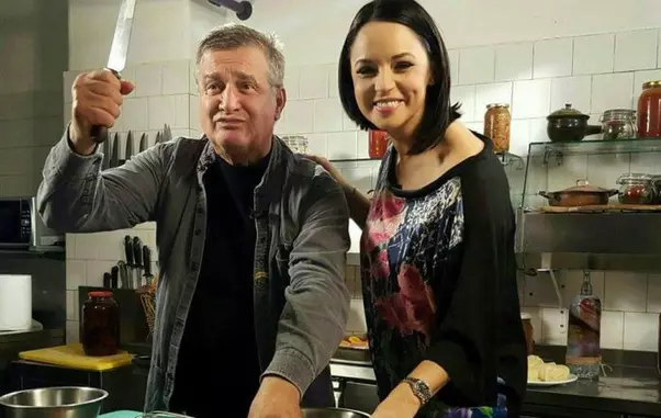 Andreea Marin și Mircea Dinescu