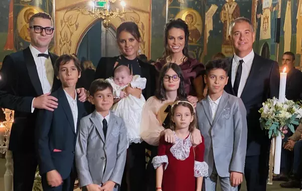 Imagini de la botezul micuței Leah 1