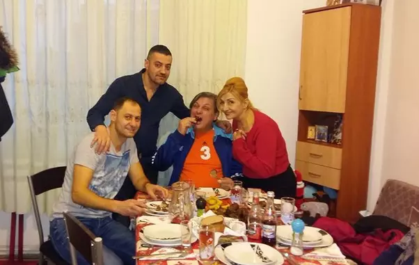 Cornel Galeș, alături de Ileana Ciuculete și fiii acesteia