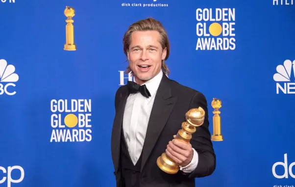 Brad Pitt la Globurile de Aur