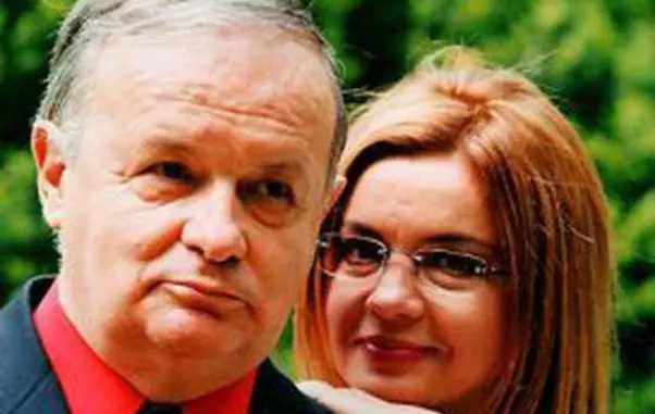 Cristina Țopescu și tatăl ei, Cristian Țopescu