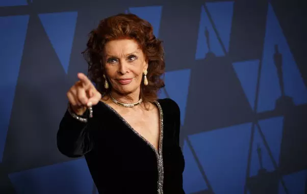 actrița Sophia Loren