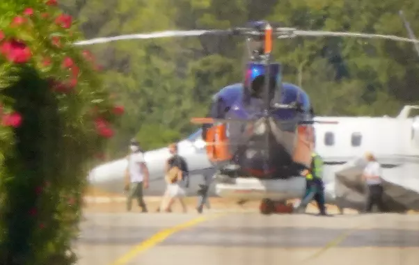 Brad Pitt has flown his new love interest, German fashion model Mary Nicole Poturalski, to his magnificent chateaux in the South of France.