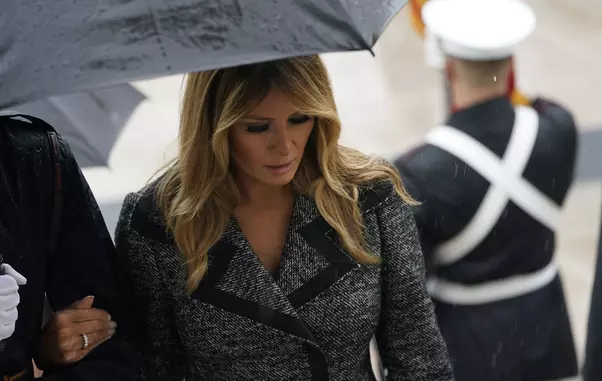 United States President Donald J. Trump and First lady Melania Trump participate in a  National Veterans Day Observance, Arlington, VA, USA – 11 Nov 2020