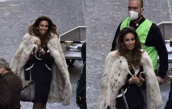 Madalina-Ghenea-la-filmarile-House-of-Gucci