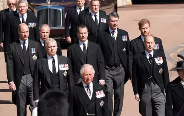 The funeral of Prince Philip, Duke of Edinburgh, Middle Ward, Rampart Room, Windsor Castle, Berkshire, UK – 17 Apr 2021