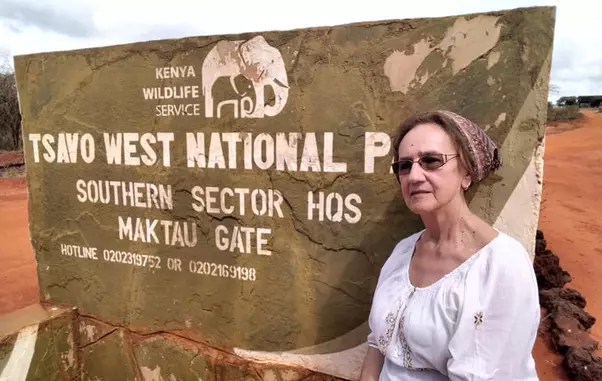 Sofia Vicoveanca in Kenya